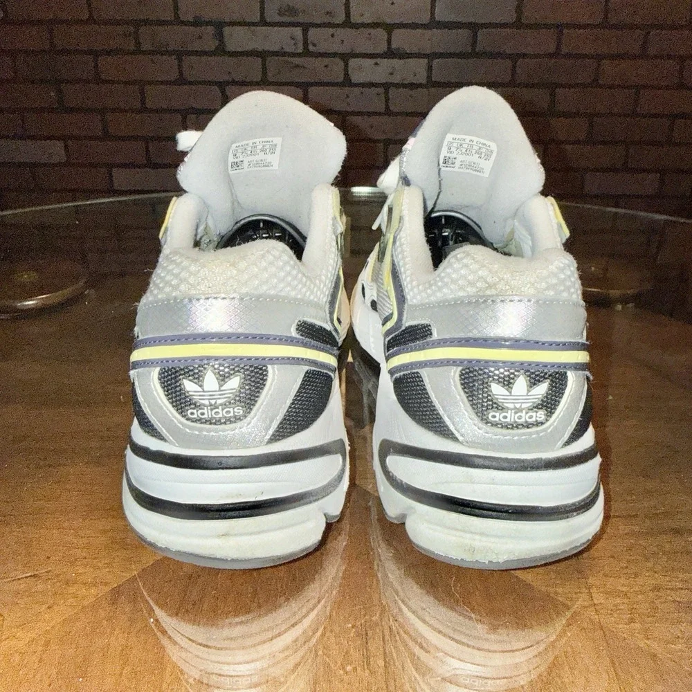 Women's Adidas Astir Sneakers GZ1637 White/Pink/Yellow Size 9